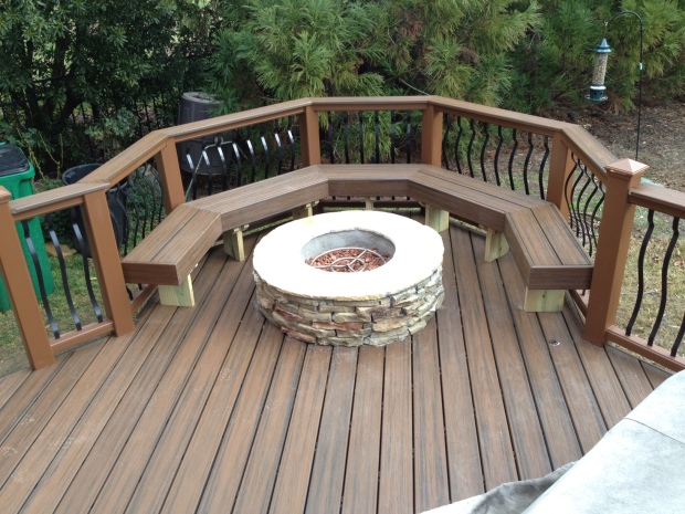 Deck with Fire Pit